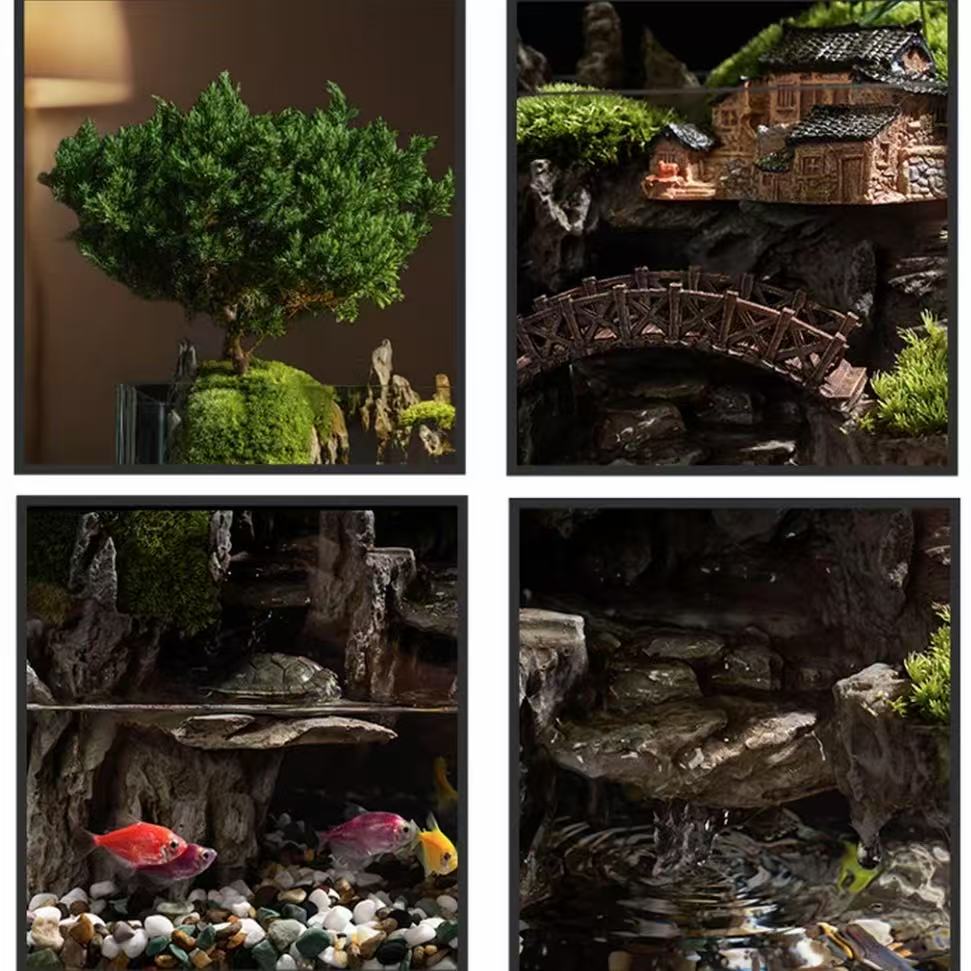 Artistic Miniature Mountain Aquascape Kit